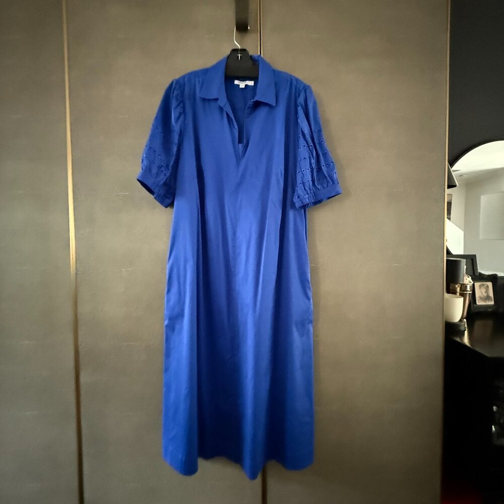 Chicos A Line Blue Dress